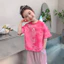 Áo thun ngắn tay mùa hè cho bé gái mặc bên ngoài Phong cách mới In đầy đủ thời trang Phù hợp với dáng rộng thoải mái Dễ thương Hợp thời trang 90-140 Kích thước UAM8