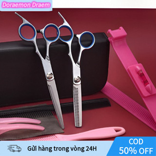 【COD】Kéo cắt tóc 6 inch kích thước vừa phải, linh hoạt khi thao tác, thích hợp cho người mới bắt đầu học cắt tóc.