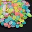 ZK 100 chiếc Glow In The Dark Trang trí Pebbles Phụ kiện bể cá VN