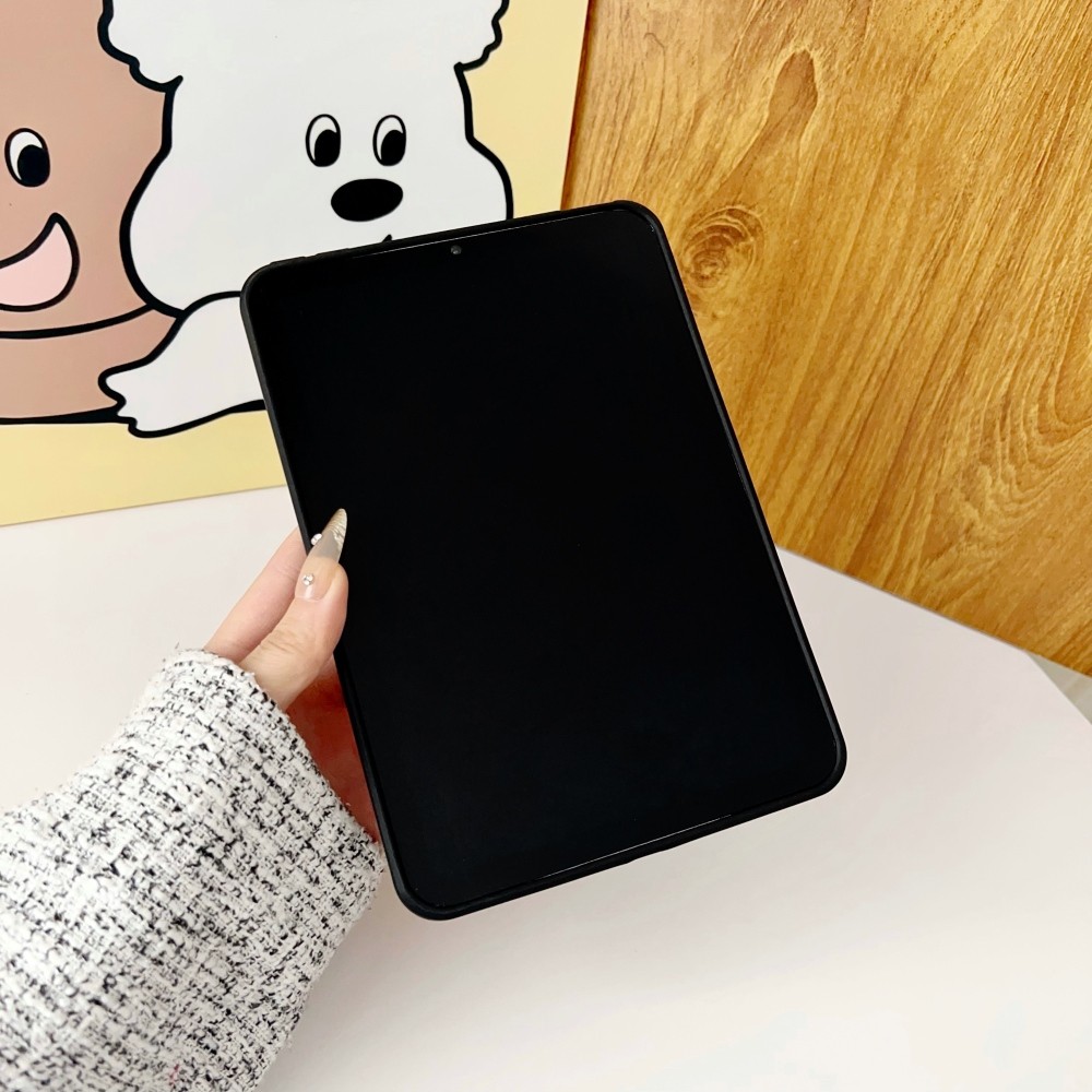 Ốp lưng cứng mờ đứng màu nâu cho IPad Mini 4 5 6 7 8 9 10 11 A16 A17Pro A17 Pro Air2 Air3 Air4 Air5 10.9 "10.2" Pro11 Pro12,9 Air M2 M3 M4 M5 Pro 11 13 2024