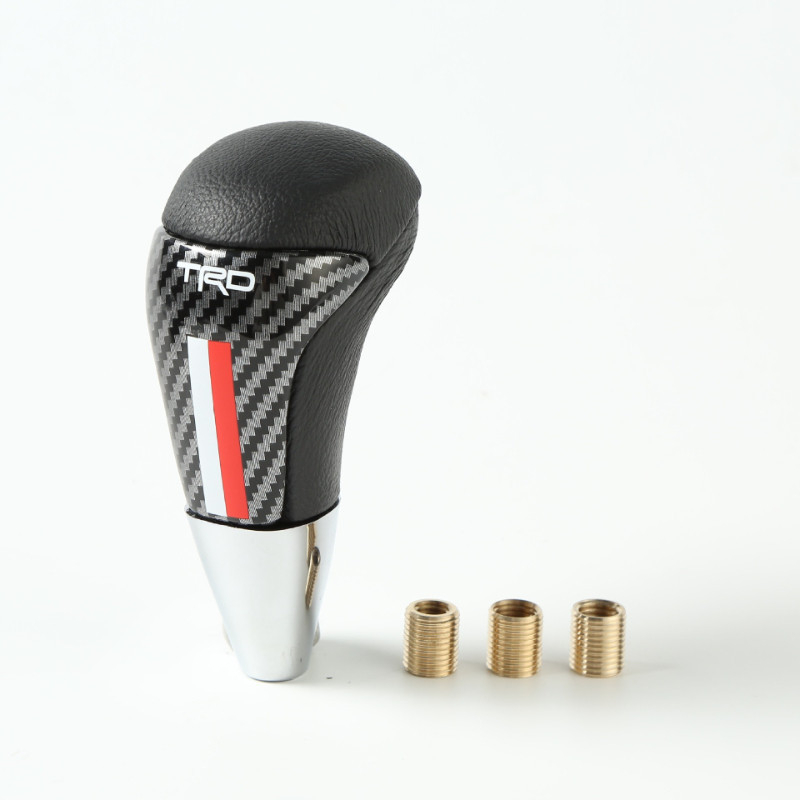 Tay nắm cần số thể thao vân carbon | Nhôm cao cấp phong cách TRD/GR | phù hợp Toyota số tự động