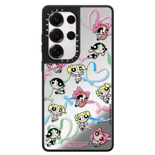 Từ Tính Trái Tim Tình Yêu Bánh Hoa Hồng Cô Gái Bay Gương Cứng Phone Case Dành Cho Samsung Galaxy S26 25 24 23 UItra S26 25 24 23 Plus Vỏ Bảo Vệ Chống Sốc