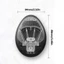Đế sạc du lịch di động GODD cho 4 pin Lithium 2V Màn hình LED thông minh và chức năng dừng tự động