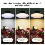 Đèn treo ngoài trời chống thấm nước chạy bằng năng lượng mặt trời, đèn sân vườn có thể điều chỉnh ba màu, siêu sáng — ảnh 5