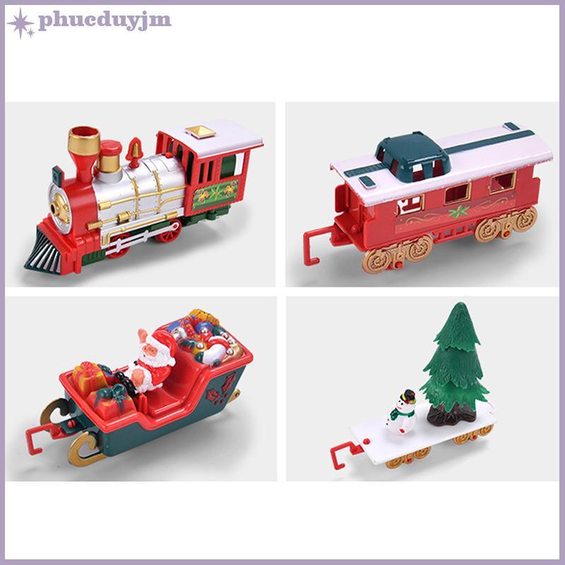 Phu điện giáng sinh TRAIN SET với âm thanh và ánh sáng VN