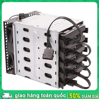 Cáp nguồn SATA 1 ra 5 dùng cho HDD SSD 2.5 3.5 inch Dây cáp chia nguồn SATA，15 Pin，Cáp chia nguồn 1 ra 5 đầu SATA