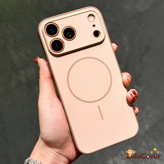 Người Bán Hàng Đầu Khối Màu Champagne Cam Mờ Dành Cho iPhone 17 Air 16 15 14 Plus Pro Max 17ProMax 16ProMax Ốp điện thoại Dễ Thương Đơn Giản Thẩm Mỹ Kinh Doanh Vỏ Mềm Chống Sốc