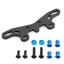Tấm tháp chống sốc nâng cao phía trước và phía sau bằng sợi Carbon cho Tamiya TT02S TT02SR TT-02 Type-S 1 / 10 RC Xe nâng cấp các bộ phận