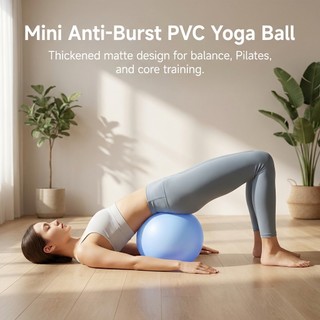 PVC Dày Chống Nổ Bóng Tập Yoga Mini Matte Fitness Pilates Cân Bằng Dụng Cụ Tập Gym Tại Nhà