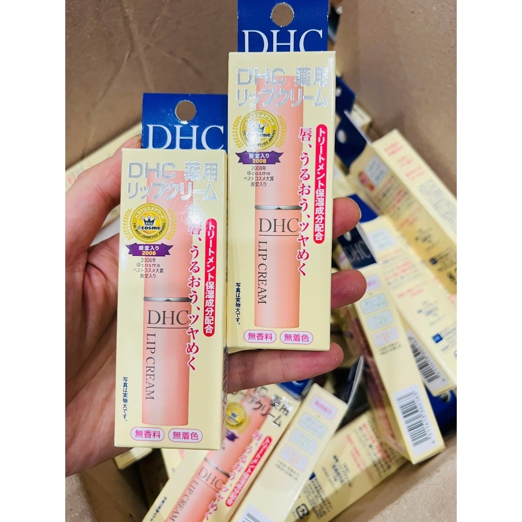 Son dưỡng môi DHC Lip Cream Nhật Bản son dưỡng chống khô môi làm hông môi giúp đôi môi mềm mại