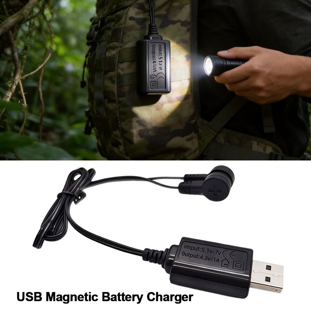 DAYBREAK 1 Bộ sạc pin Lithium, Cáp sạc pin từ tính USB, Bộ sạc từ tính USB 3.7V 4.2V bền bỉ cho pin 18650 16340 26650
