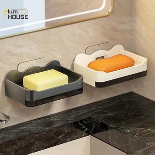 PlumHOUSE Phòng Tắm Xà Phòng Món Ăn Tự Do Treo Tường Stier Xà Phòng Bọt Biển Người Tổ Chức Đĩa Thoát Nước Đôi Có Móc Phụ Kiện VN