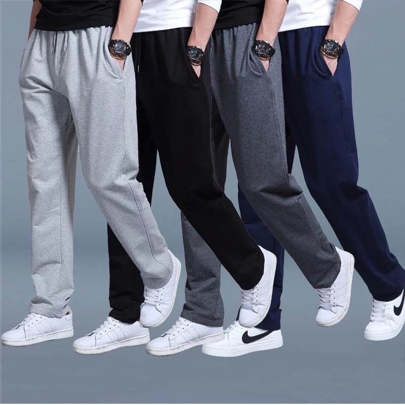 CK6620 Quần thể thao nam, form dài thẳng, chất liệu mỏng và co giãn tốt, phù hợp người plus size.