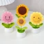 K Dệt Kim Len Hoa Hướng Dương Chậu Nhỏ Mặt Trời Nhân Tạo Hoa Đồ Trang Trí Nhỏ Ngày Nhà Giáo Quà Tặng Mùa Tốt Nghiệp
