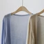 Áo len dệt kim METUBE, Áo khoác cardigan dệt kim mỏng dài ngắn, Áo che nắng thoáng khí thông thường dành cho nữ