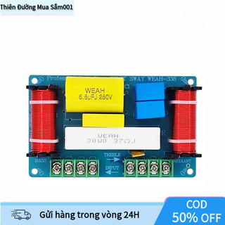 【COD】Crossov phân tần 3 đường tiếng chính hãng, ra 3 đường riêng biệt, lắp cho loa cột, loa thùng, âm ly karaoke.