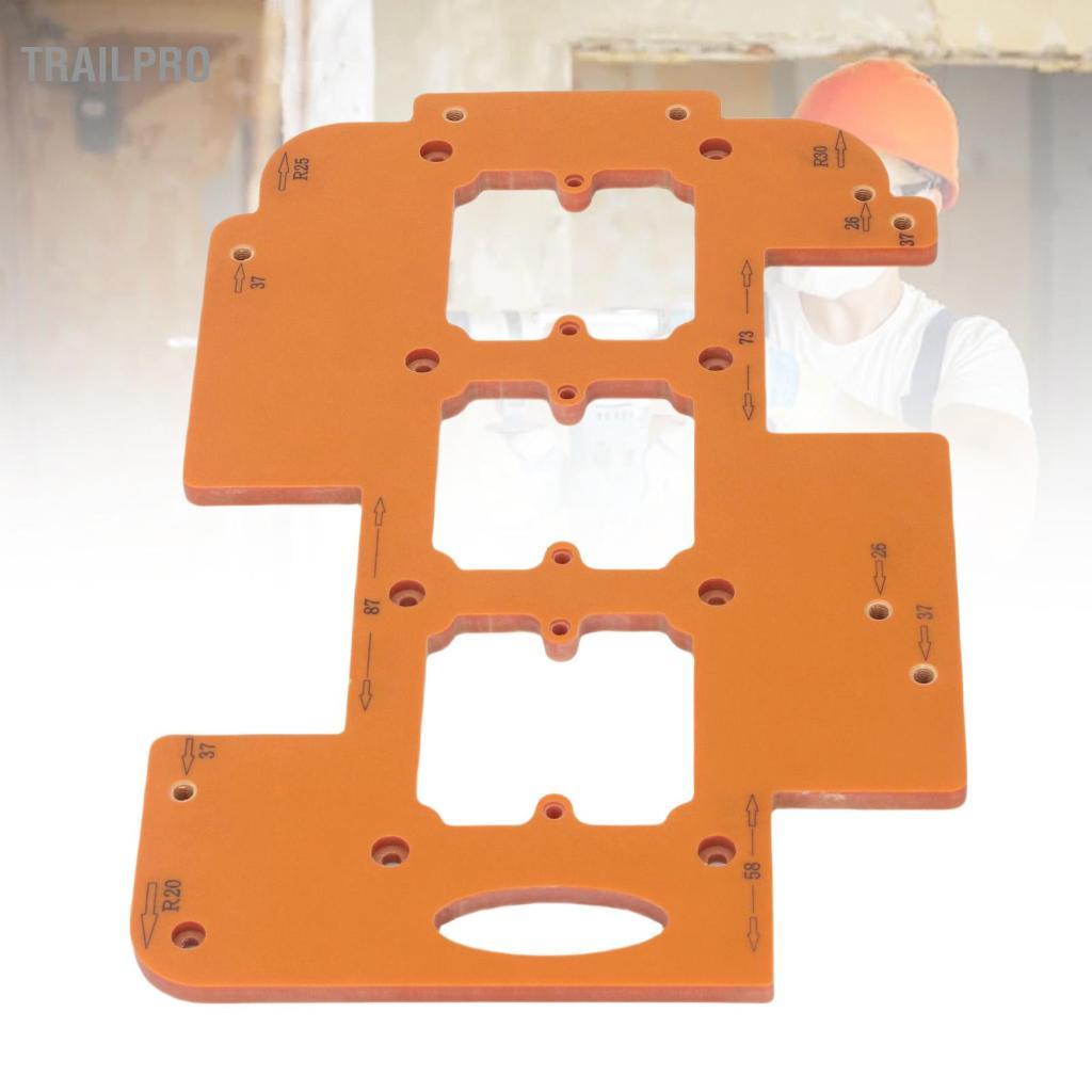 TrailPro Mẫu rãnh không tay nắm tủ quần áo 3 trong 1 Đánh dấu khuôn phần cứng tủ đa chức năng