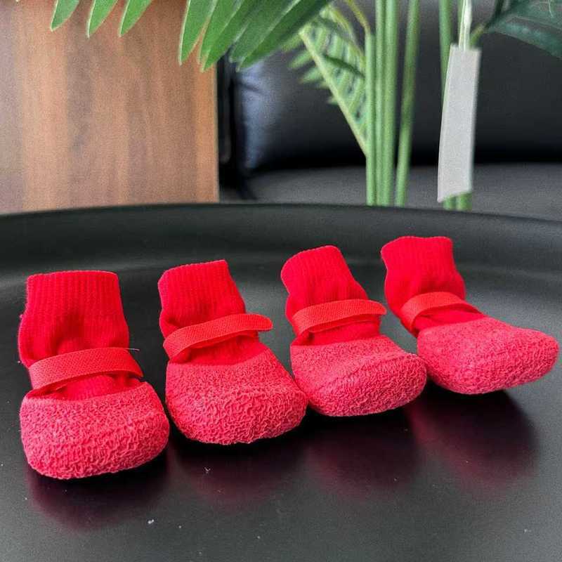 Chân Chó Đi Chơi Chống Trơn Trượt Tất Chống Thấm Nước Đế Mềm Chống Mài Mòn Cho Chó Đi Chơi Thú Cưng Thoáng Khí Chống Bẩn Giày
