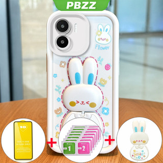 Ốp Lưng Cho Redmi A1 2022 4G REDMI A2 2023 REDMI A1 PLUS REDMI A2 PLUS Vỏ Điện Thoại Vỏ Mềm Silicon Chống Sốc Thiết Kế Mới Thỏ Thẩm Mỹ Có Giá Đỡ Và Phim Mềm JTMCETZJ01