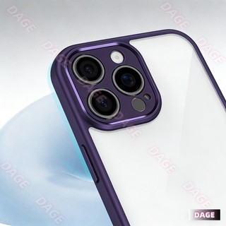 Ốp điện thoại Acrylic Cho IPhone 14 15 16 Plus 13 12 11 Pro Max Bảo Vệ Camera Ốp điện thoại Trong Suốt