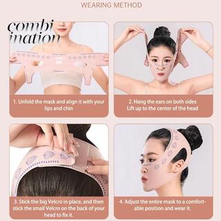 (TFT) Chin Cheek Giảm Béo Băng V Shaper V Line Nâng Mặt nạ Nâng Cơ Mặt Chống Nhăn Dây Đeo Mặt nạ Ngủ Làm Đẹp Sức Khỏe MỚI