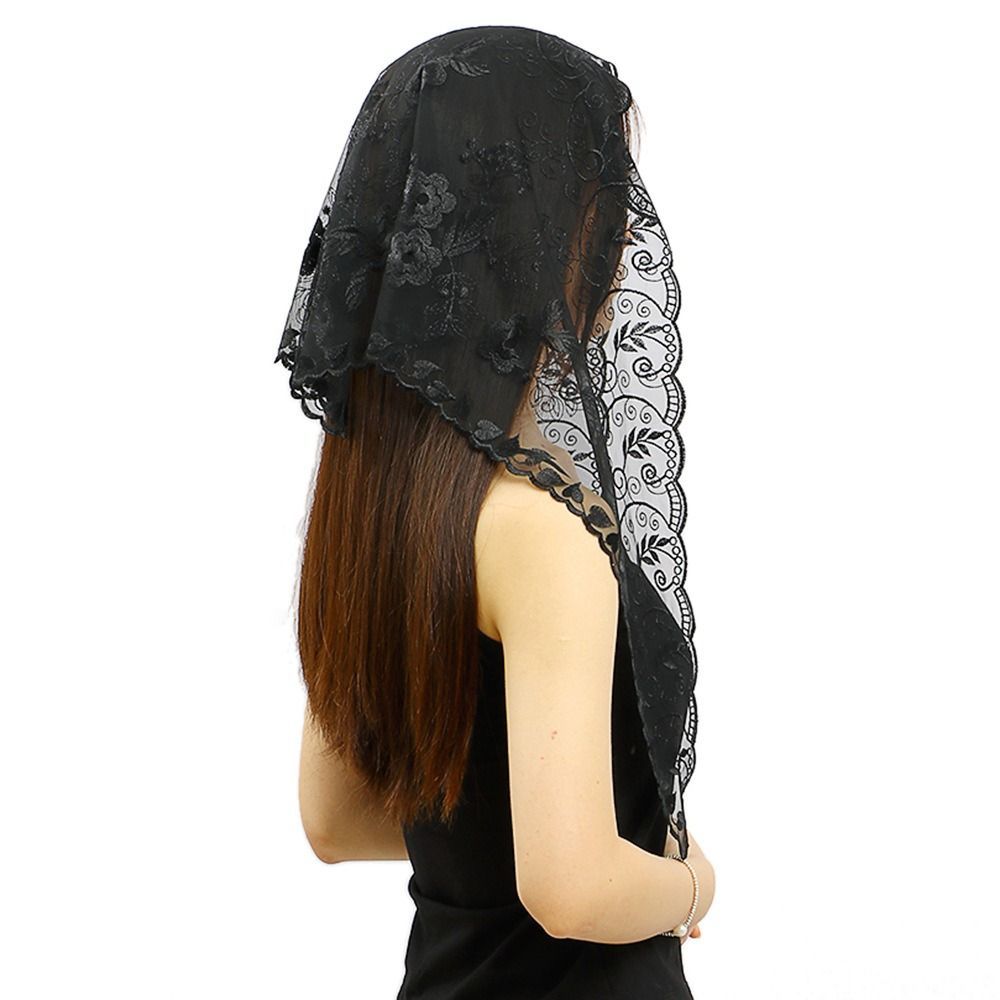 Bandana ren hoa dành cho nữ, phong cách vintage sang trọng