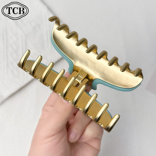 Kẹp Vuốt Tóc Lớn Acetate Màu Vàng Chất Lượng Cao - Phụ Kiện Tóc Cho Nữ 26HC304