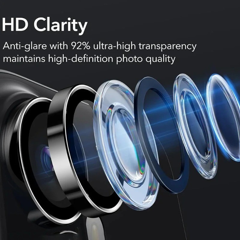 Dành Cho iPhone17 apple17 Điện Thoại Camera Bảo Vệ Ống Kính Vòng Dành Cho Apple iPhone 17 Hợp Kim Nhôm Bảo Vệ Kính Cường Lực Ống Kính Phim