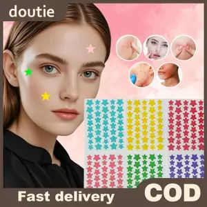 Doutie - Miếng dán che mụn hình trái tim nhiều màu sắc, hỗ trợ giảm mụn và vết thâm, phù hợp cho da mặt VN