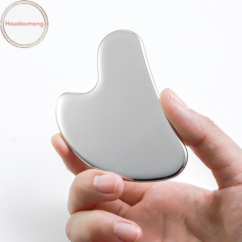 Houdou 1 Máy Mát Xa Gua Sha Bằng Thép Không Gỉ Cho Mặt Ne Body Guasha Massage Dụng Cụ Chăm Sóc Da Mặt Guasha Board Máy Mát Xa Mặt VN