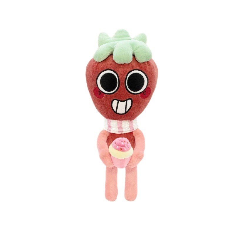 PS1 Dandy 's World Sprout Seedly Plushie Game Merch Búp bê sang trọng dâu tây dễ thương với Cupcake SP1