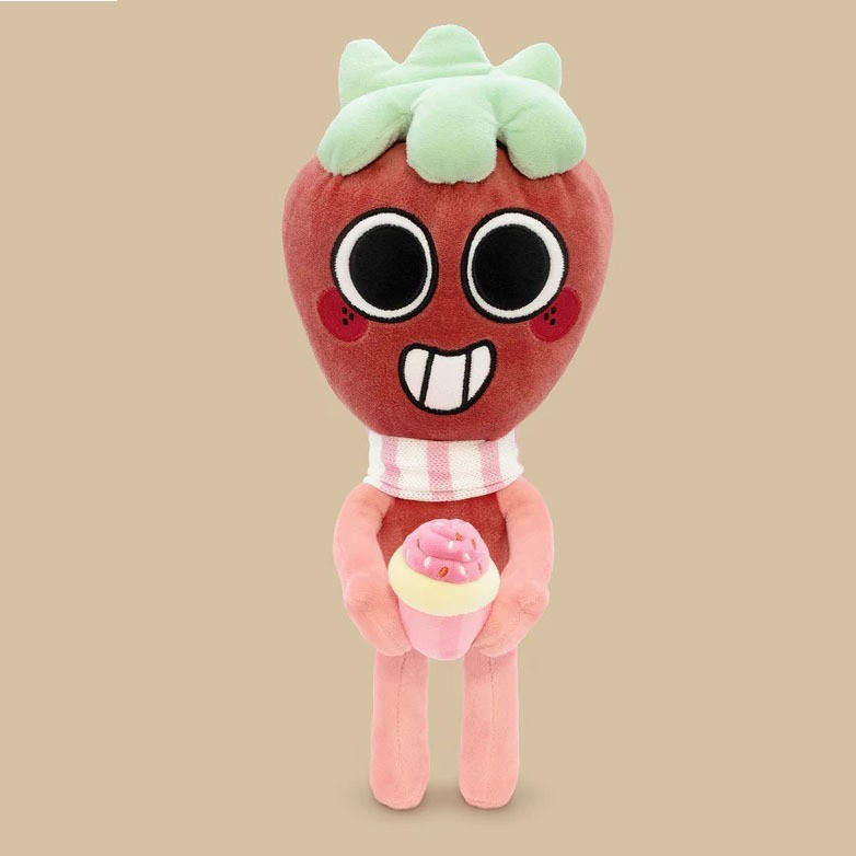 PS1 Dandy 's World Sprout Seedly Plushie Game Merch Búp bê sang trọng dâu tây dễ thương với Cupcake SP1