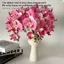 TOPTOOLCX Nhân Tạo Phalaenopsis Hoa, Bướm Phong Lan Đơn Nhánh Mô Phỏng Hoa Lan, Cảm Ứng Thật Lâu Dài PVC Trang Trí Hoa Tiệc Cưới Trang Trí Nhà Cửa