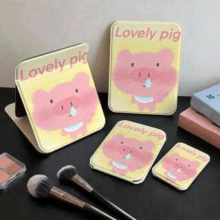 heo dễ thương Gương Trang Điểm Gập Đa Năng, Phù Hợp Dùng Văn Phòng  Du Lịch