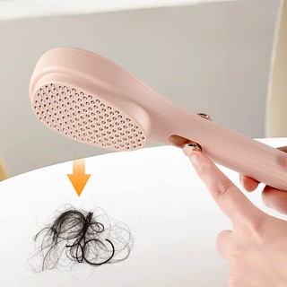 Lược ma thuật có thể thu vào Massage & Dụng cụ làm sạch da đầu Loại ép Bàn chải tóc lông tơ di động