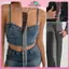 MYPANDA Trang sức vintage đính hạt thổ cẩm với dây xích, phụ kiện retro phù hợp cho tiệc và hàng ngày