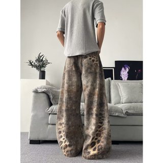 Quần Jeans Nam Họa Tiết Da Báo Chất Lượng Cao Phù Hợp Mọi Vóc Dáng