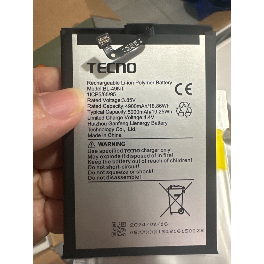 pin tecno spark go 1/BL-49NT