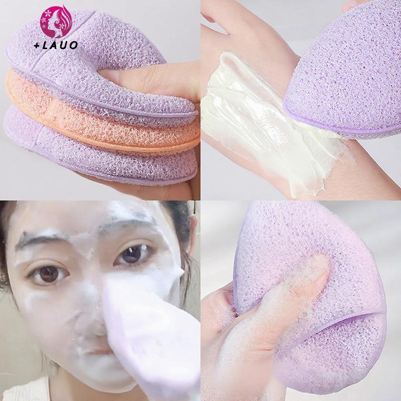 Springevenstar 1 / 5 Miếng Bọt Biển Mặt Làm Sạch Puff Để Rửa Mặt Tẩy Trang Có Thể Tái Sử Dụng Miếng Tẩy Tế Bào Chết Để Làm Sạch Hàng Ngày Dụng Cụ Chăm Sóc Da Springevenstar