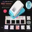 HFTOY Hình Chữ Nhật Bưu Chính Tem Dập Nổi Công Cụ Sáng Tạo Kích Thước Lớn Thủ Công Hành Động Thủ Công Đấm Tạp Chí Chất Liệu Bộ Sưu Tập Công Cụ Để Thủ Công Giấy ~
