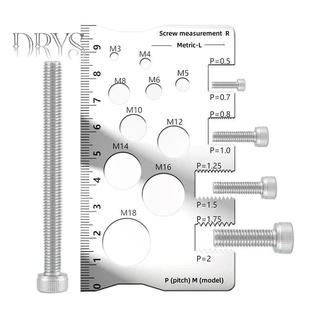 (TFT) Vít Thread Pitch Gauge Thước Đo Dụng Cụ Đo Bu Lông Đai Ốc Số Liệu Gia Công Sợi Vít Máy Đo Góc Mô Hình Đo MỚI