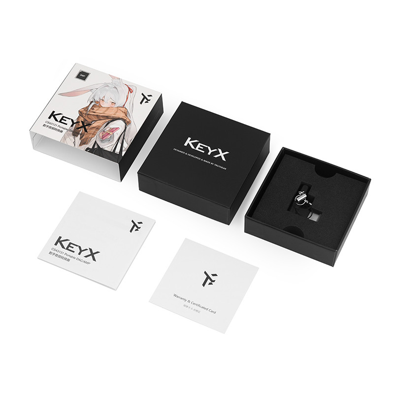 TRUTHEAR KEYX CS43131 Di Động DAC USB Loại L DACs Tai Nghe 3.5 Mm Khuếch Đại Cho HEXA PURE Zero Gate Tai Nghe