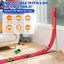 HFTOY 13 Ft Và 16 Ft Linh Hoạt Race Tra Dành Cho Trẻ Em, Đua Xe Ramp Tra Có Cốc Hút Và 4 Xe Đua Nhỏ ~