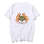 Capybara Mahjong Áo Thun Ngộ Nghĩnh - Cổ Tròn Tay Ngắn, Đồ Dạo Phố Cho Nam và Nữ