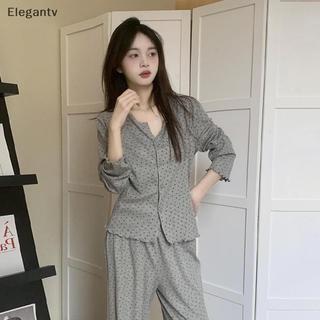 Bộ Đồ Ngủ Hoa Ngọt Ngào Cho Nữ Mùa Hè, Cardigan Dài Tay Và Quần Rời