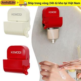Máy ép kem đánh răng JOYFULLIFE, Giá để đồ Kẹp Giá đỡ kem đánh răng bằng tay, Cốc hút Phụ kiện phòng tắm không đục lỗ Hộp đựng kem đánh răng
