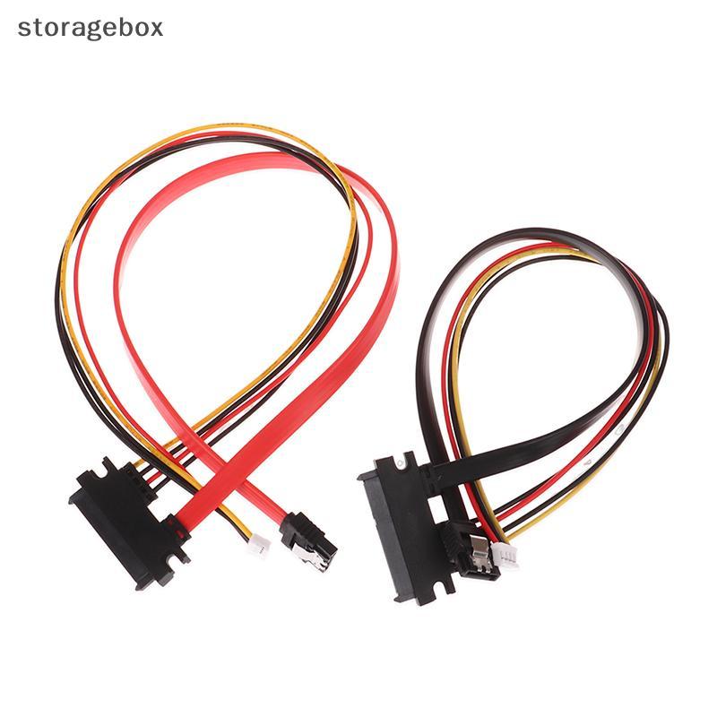 [Hộp lưu trữ] Cáp nguồn Mini 4Pin + SATA 20 / 30 / 40cm 22 (15 + 7) Pin sang PH2.0 / 3.0 Cáp dữ liệu ổ đĩa cứng Cáp cấp nguồn Đẹp
