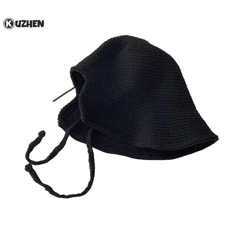 Mũ chống nắng vải lanh cho nữ, thiết kế cloche viền rộng, trendy mùa hè