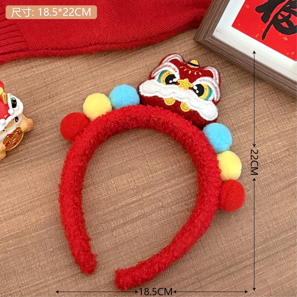 Năm Mới Băng Đô Lễ Hội Sang Trọng Búp Bê Phụ Kiện Tóc Băng Đô Phụ Kiện Tóc Trẻ Em
