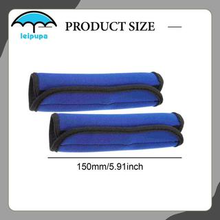 Leipupa Bộ 2 tay cầm kéo hành lý bằng cao su tổng hợp, chống trượt, để tập thể dục với quả tạ